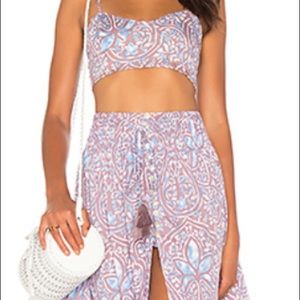 Two piece maxi dress